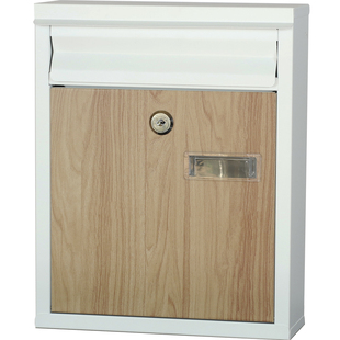 定制图文别墅意见信箱密码锁带挂墙室外门口防雨创意带锁邮箱筒报