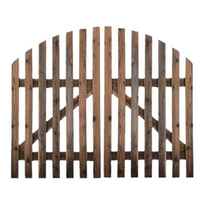 户外防腐木栅栏门花园入户门