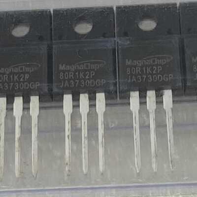 【议价-可维修】80R1K2P MMF80R1K2PTH 4.5A/850V /均有货