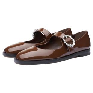 SW LORALEI CRYSTAL MARY JANE 珍珠装饰平底芭蕾舞单鞋玛丽珍鞋