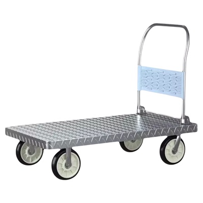 搬运宝钢板平板车手推车加厚拉货小推车载重王四轮拖车折叠小拉车