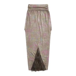 【AGD】WrongSolution“肉食动物”多穿法偏光异形拼接垂坠感长裙