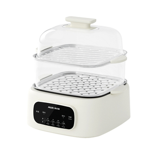 奥克斯电蒸锅家用多功能预约家用炖煮蒸一体锅三层早餐机2025新款