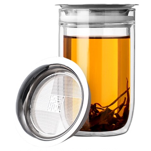 原初格物来福合一壶茶具一人饮玻璃泡茶壶单壶茶水分离泡茶神器
