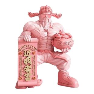 肌肉财神爷聚财摆件客厅家用前台装饰乔迁新居新店开业礼物饰品