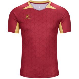 KELME卡尔美短袖训练服男女同款出征系列足球跑步上衣运动T恤定制