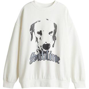 【Sublime崇高乐队】HM女装卫衣春季宽松印花美式长袖套衫1227731