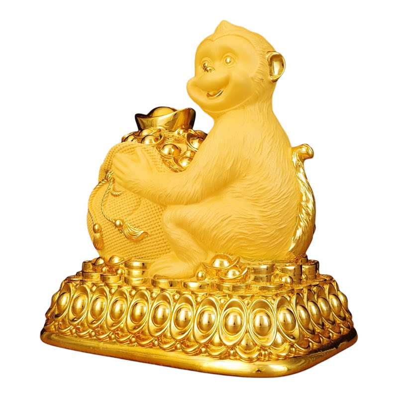 金猴招财可存可取存钱罐摆件