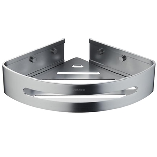 九牧卫生间置物架 拐角三角架角蓝浴室三角篮 太空铝打孔置物篮