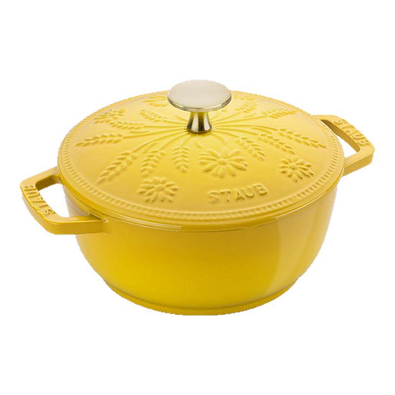 staub珐宝小雏菊系列铸铁锅炖锅/炖煲/汤煲