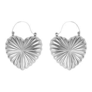 Dare买手店 grey matter正品爱心波纹搭扣耳环可爱小众原创设计