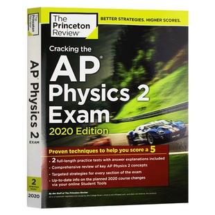 破解AP物理学2考试2020版 英文原版 Princeton Review Cracking the AP Physics 2 Exam 2020 Edition 普林斯顿AP物理考试用书正版