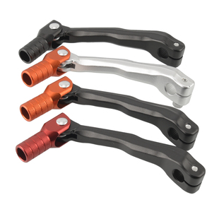 恒舰二冲四冲越野摩托车折叠防摔变档杆锻造S5挂挡杆变速踏板包邮