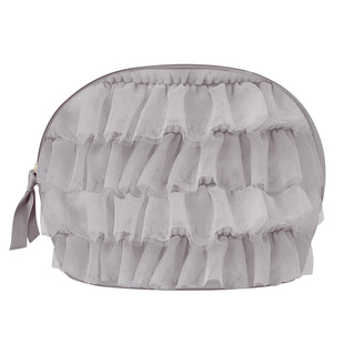 日本进口Pritulle网纱化妆包纸巾包手拎手拿零钱包华丽仙甜美淑女