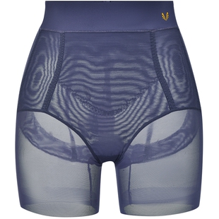 商场同款MYBODY女士内裤抗菌纯棉底裆性感网纱高腰收腹裤平角短裤