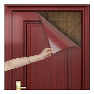 2026新款门贴纸木门翻新自粘改造卧室旧门改色贴膜壁纸装饰全包