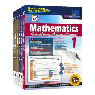 新加坡数学 SAP Proficiency Tests Mathematics CA&SA 小学1-6年级 数学能力阶段测试 数学教辅练习册 巩固测试 英文原版进口