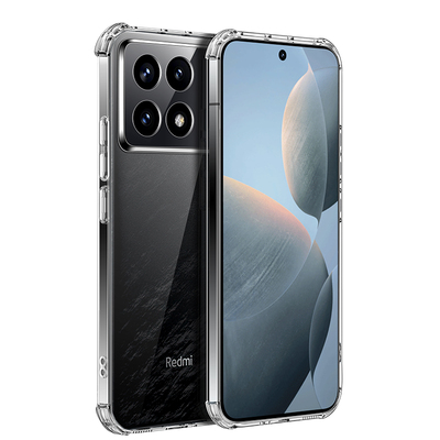 适用红米k70系列透明防摔手机壳