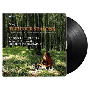 维瓦尔第 四季 穆特/卡拉扬 小提琴协奏曲 留声机黑胶唱片LP碟片