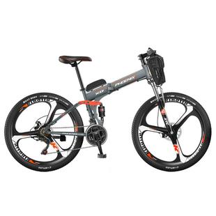 凤凰26寸锂电折叠电动山地自行车锂电池男女士变速助力代步电瓶车
