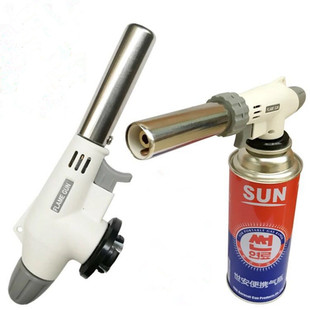 焊枪气体烹饪喷枪猪喷灯煤气罐小型燃气罐羊毛便携式喷头防爆枪头