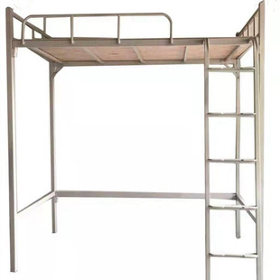 上床下桌高架床上床下空单人公寓床加厚铁床上单层小户型直发香港