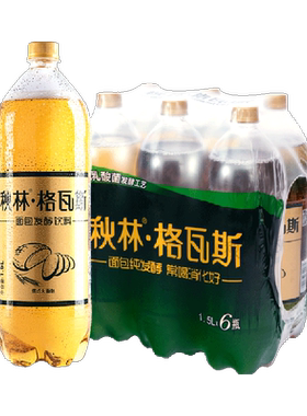 秋林·格瓦斯饮料1.5L×6瓶×1组