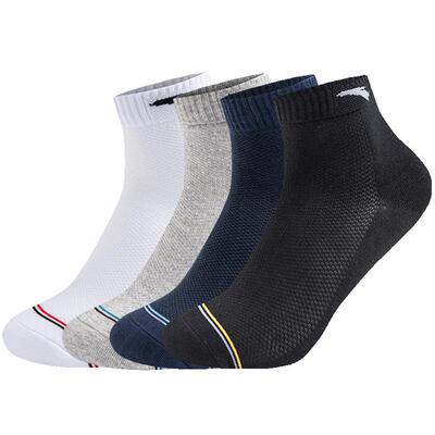 安踏官方正品透气防臭四双装袜子