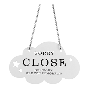 网红服装店亚克力正在营业中双面挂牌门店休息中有事外出电话联系马上回来创意温馨提示牌标识牌门贴个性定制