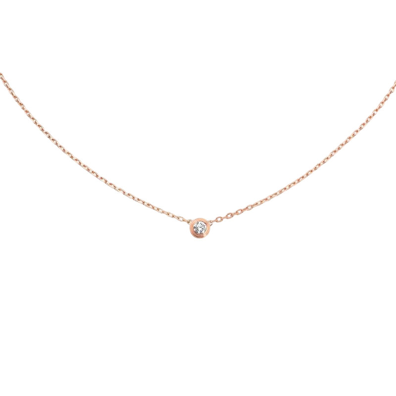 【自营】中古99新卡地亚Cartier d'Amour钻石吊坠项链女款 9分钻
