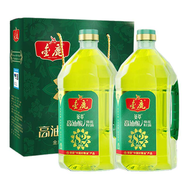 金鹿82%高油酸葵花籽油一级压榨