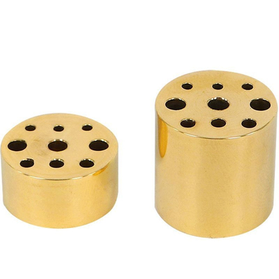 黄铜九孔线香香插香座多孔家用香炉香托小香插礼佛三支香香柱摆件