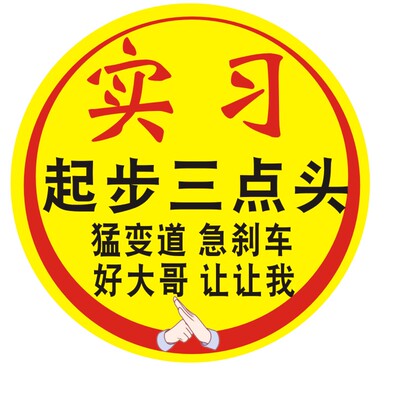 实习起步三点头猛变道急刹车