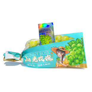阳光玫瑰专用葡萄包装纸袋包绿提彩袋礼盒袋晴王淋膜大号防雾袋子