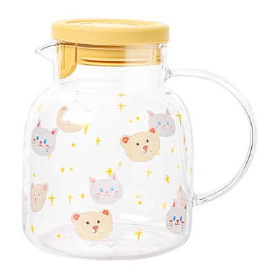 川岛屋可爱冷水壶玻璃耐高温家用