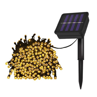 led太阳能树上装饰灯挂树上的彩灯闪灯串灯满天星户外防水小灯带