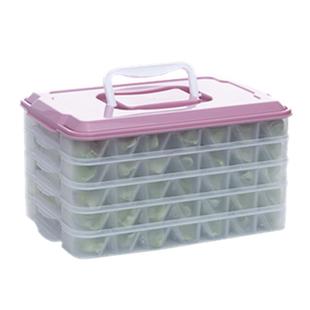 饺子盒冻饺子家用分格速冻水饺盒馄饨盒冰箱保鲜收纳盒多层托盘