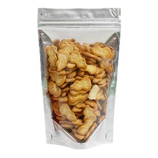 镀铝箔阴阳包装袋食品半透明加厚包装花自立分装干货塑料自封袋子