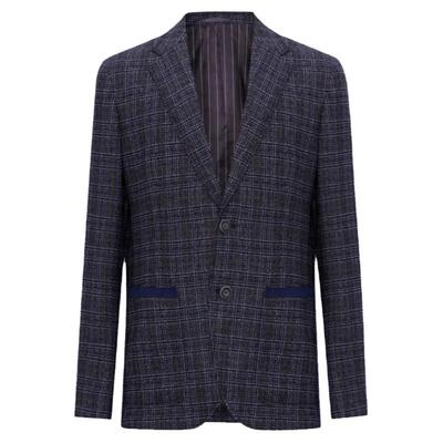 G2000男装时尚休闲格纹西服