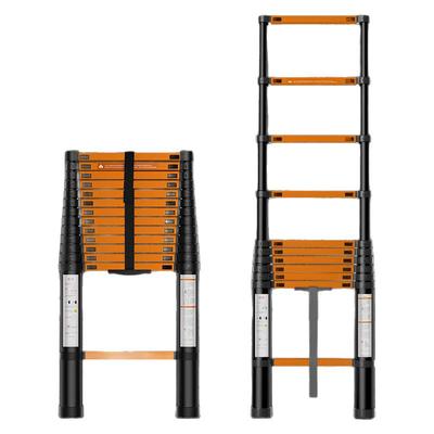 节节升伸缩梯子加厚升降工程梯便携直梯铝合金多功能家用人字梯子