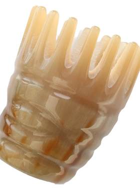 【白水牛角头部按摩器】宽齿加厚