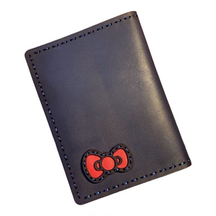 Hello Kitty kt猫牛皮真皮护照夹护照包卡包护照收纳包机票夹定制