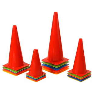 锥形标志桶足球绕杆体能训练器材标志盘篮球障碍雪糕筒跆拳道路障