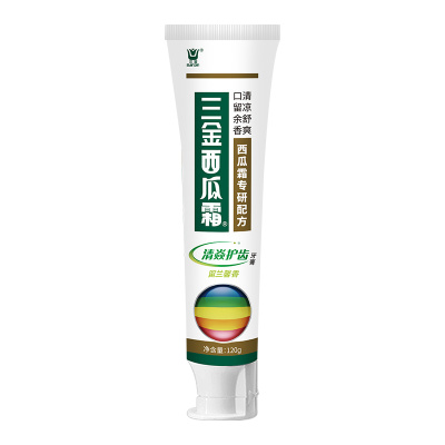 三金西瓜霜薄荷牙膏清新口气