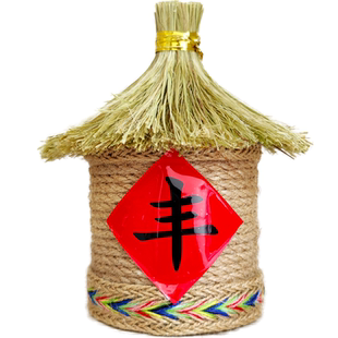 五谷丰登摆件谷仓稻谷粮仓乔迁新居布置装饰用品家居新房摆设手工