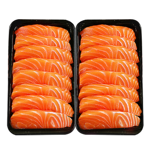 新鲜挪威三文鱼中段鲜切刺身生鱼片冰鲜三文鱼腩整条鲑鱼非虹鳟鱼