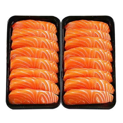 冰鲜三文鱼中段鲜切刺身生鱼片