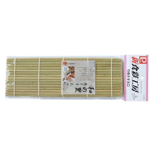 天然无漆寿司帘竹帘珍珠生活C-6384天然竹寿司工具卷帘青皮宽帘子