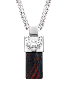 AWNL霖奈旺运红铁虎项链