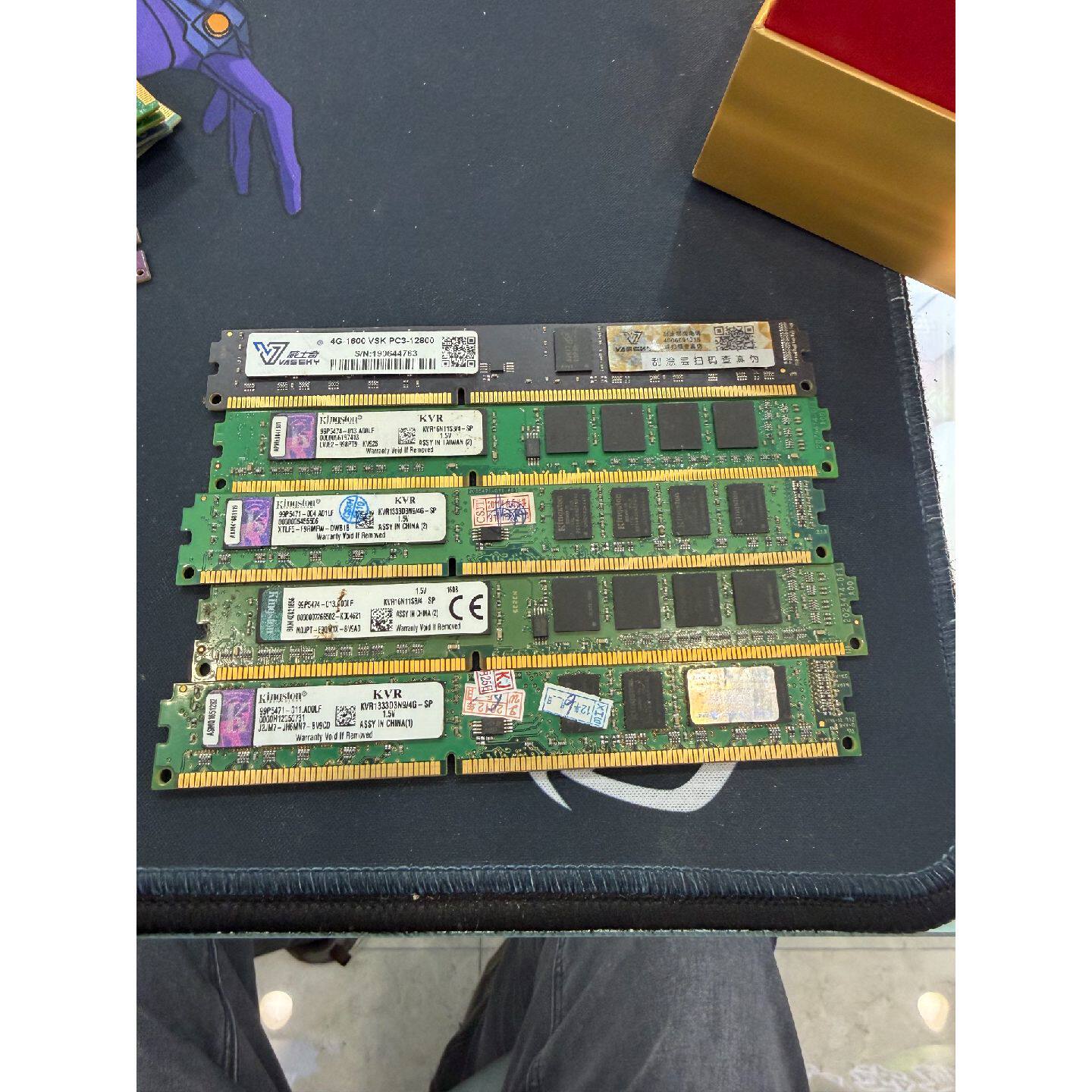 【议价-可维修】金士顿DDR3 4G内存条 /二手均有货
